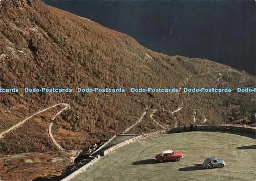 D229975 Norwegen Gaularfjell Ned fra Fjellet til Dragsvik og Balestrand Fotomagasi