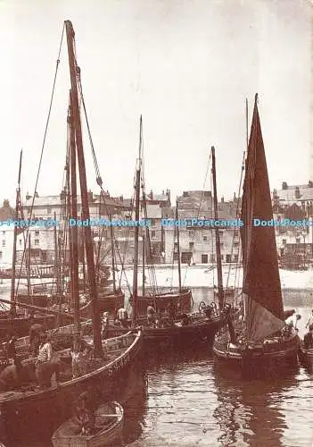 D234636 St Ives um 1900 The Royal Institution of Cornwall County Museum Surf Engr