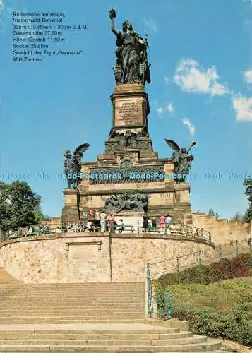 D239194 Rüdesheim am Rhein Niederwald Denkmal Edmund von König