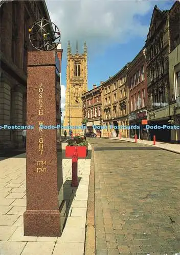D234641 Derby Irongate With The Joseph Wright Memorial Peter Pedley Postkarten Ch