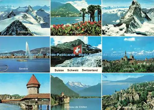 D236900 Suisse Geneve Deriaz Multi View