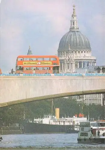 D239209 London St Pauls and Waterloo Bridge Real Britian No 40 Liam Blake