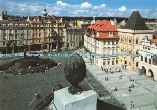 D229995 Praha Since 1915 the Monument of Master John Hus Press CTK Foto Karel Vi