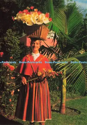 D239211 Funchal Madeira Blumenmädchen Hans Huber F Ribeiro