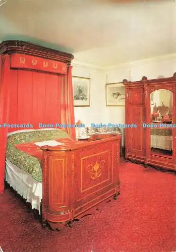 D234655 Northumberland Cragside Hall The Red Bedroom Larkfield Printing 1986