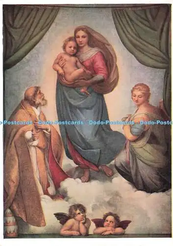D234658 Die Sixtinische Madonna Raffael Die Medici-Gesellschaft Kunstverlag