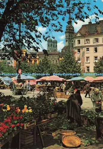 D234662 München Viktualienmarkt Krüger