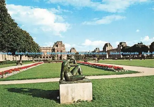 D236916 Pariser Louvre Außenseite des Palastes vom Place du Carrousel OVET aus gesehen