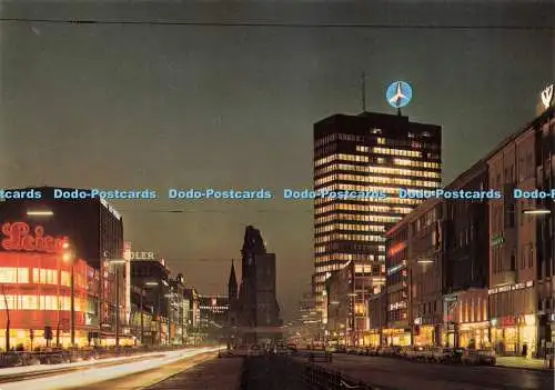 D236917 Berlin Tauentzienstr Mit Europa Center und Kaiser Wilhelm Gedachtniskirc