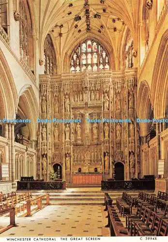 D234669 Winchester Cathedral The Great Screen Judges C 3994X