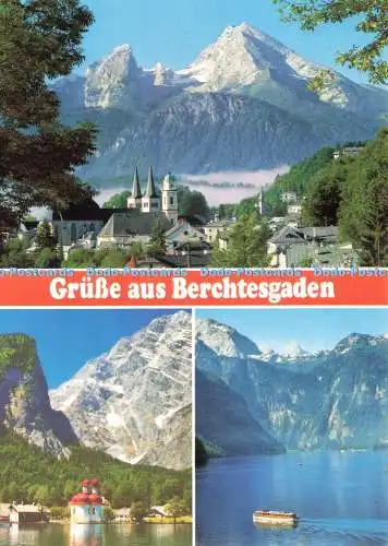 D239230 Grusse aus Berchtesgaden Mit Watzmann H Ammon Multi View