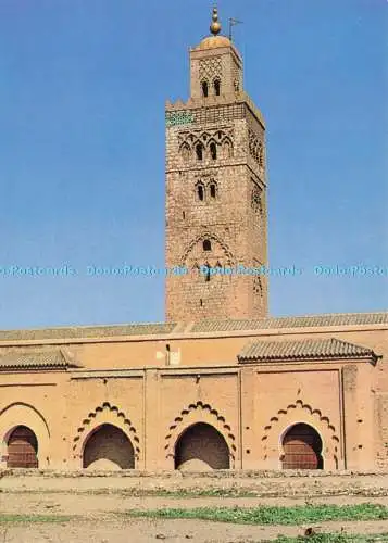 D239232 Marrakesch La Mosquee Koutoubia Farbe Marrakesch