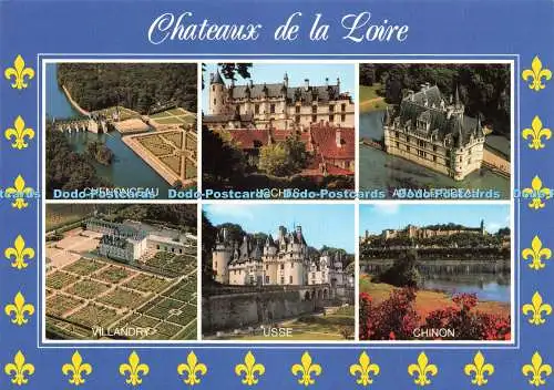 D236931 Chateaux de la Loire Loches Artaud Freres As De Coeur Multi View