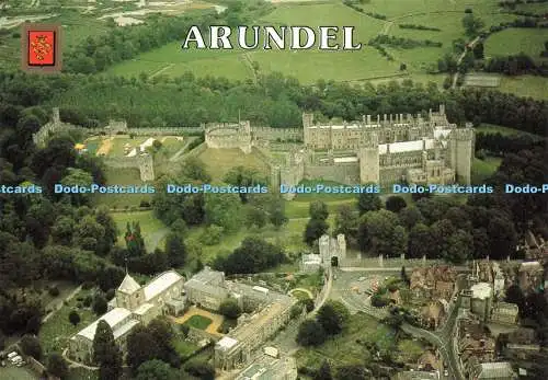 D230041 Arundel Arundel Schloss Löwe Karten Don Carr 1988