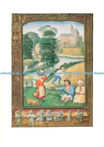 D234702 The British Library August Corn Harvest Henry Stone