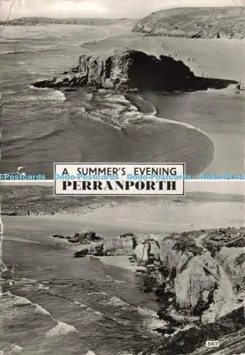 D239260 Perranporth A Summers Evening D E M Thomas RP 1958 Multi View