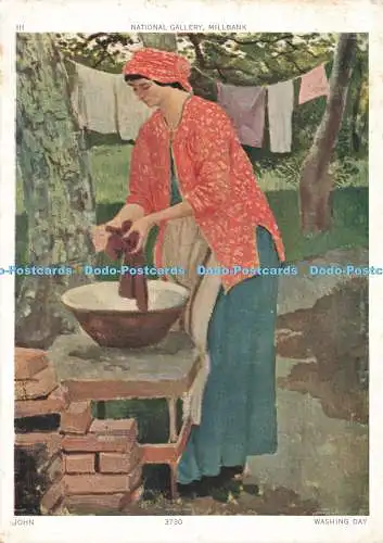 D234708 Millbank National Gallery Washing Day John Waterlow