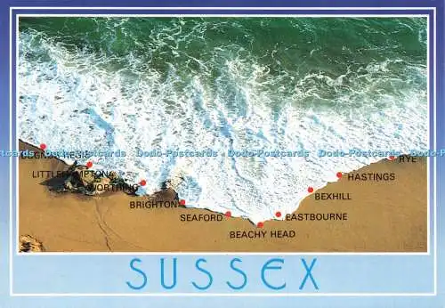 D230055 Sussex Löwe Karten 1988