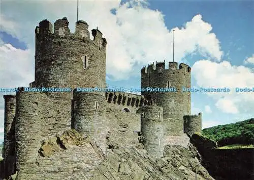 D230060 Blick auf das Schloss Gwynedd Conwy von North West Colin Richardson Printers Limi