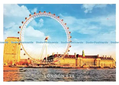 D236970 London Eye London A Z Postkarte Daraotsu