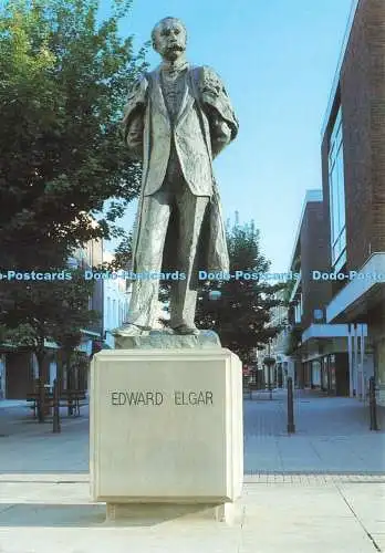 D239300 High Street Worcester Edward Elgar Statue Worcester Cathedral Gift Shop
