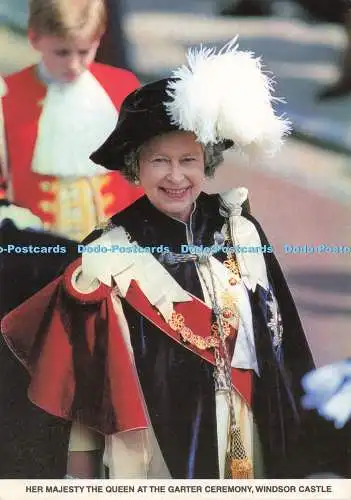 D239333 Windsor Castle Her Majesty the Queen at the Garter Ceremony J Salmon Tim