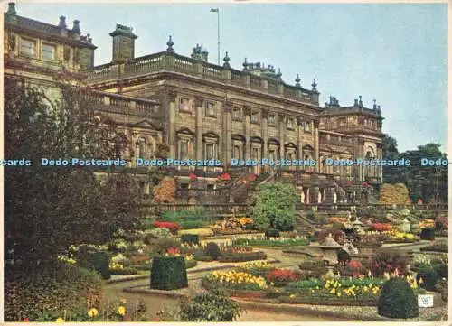 D230123 Yorkshire Harewood House South Front and Terrace Walter Scott Colour Ser