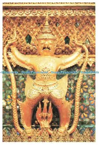 D239342 Garuda Holding Naga Main Assembly Hall of the Emerald Buddha Super Colou