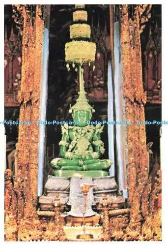 D239343 Der Smaragd Buddha im Sommerkostüm superfarbige Karte