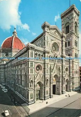 D239359 Firenze Die Kathedrale und die Giotto Kirche Steeple Safra 1973