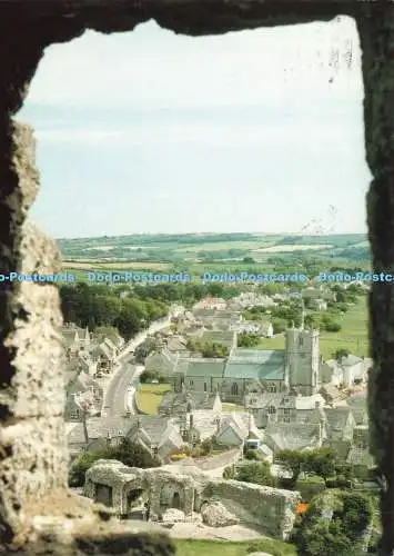 D234811 England Corfe Castle Dorset The Village The Delpool Picture Library Dolp
