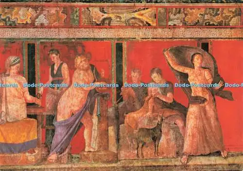 D230141 Pompeji Ausgrabungen Landhaus der Mysterien Die verängstigte Frau