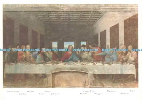 D237070 Milano Refettorio Di S M Delle Grazie L Ultima Cena Leonardo Da Vinci Ro