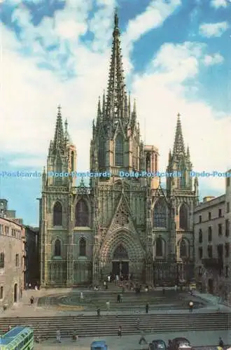 D239440 Barcelona Die Kathedrale A Campana y J Puig Ferran A Fabregat