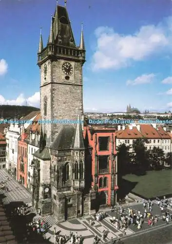 D234894 Praha Der Turm des Alten Rathauses 1364 Presse CTK Foto Karel Vlcek