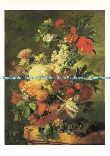 D239446 The Wallace Collection Blumen in einer Vase Jan Van Huijsum Balding Mansell