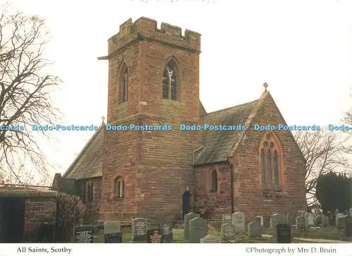 D237214 Scotby All Saints Die Diözese Carlisle Lithographie Frau D Bruin