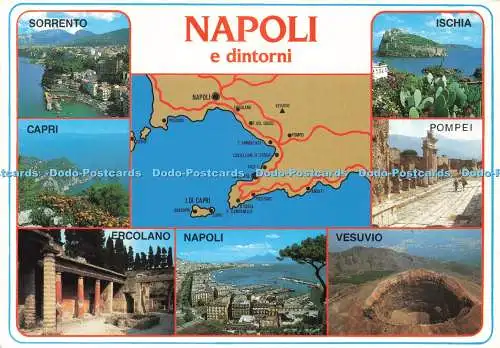 D237235 Napoli e Dintorni Capri Vincenzo Carcavallo Co Graf Multi View