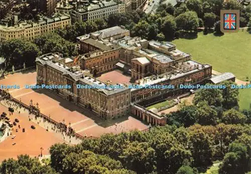 D230322 London Buckingham Palace by Air Fisa I G Escudo de Oro Aerofilms
