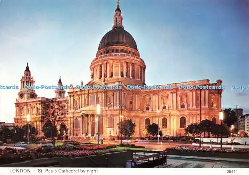 D230323 London St Pauls Cathedral by Night Charles Skilton and Fry Ltd