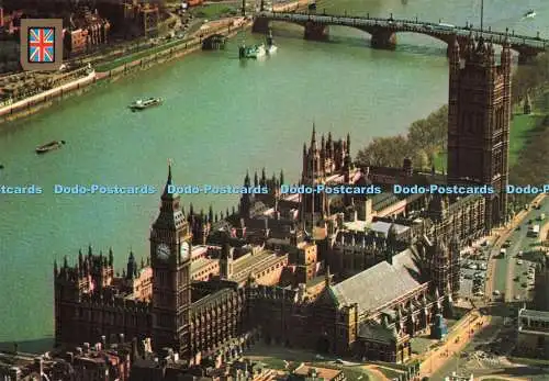 D230324 London Buckingham Palace by Air Fisa I G Escudo de Oro Aerofilms