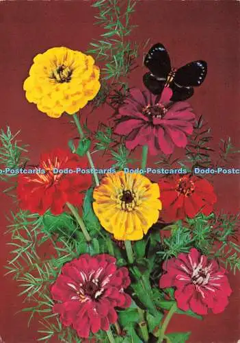 D239546 Blumen und Schmetterling Sort 763 1970