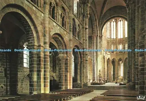 D230332 Le Mont Saint Michel Interieur der Abtei La Cigogne Iris