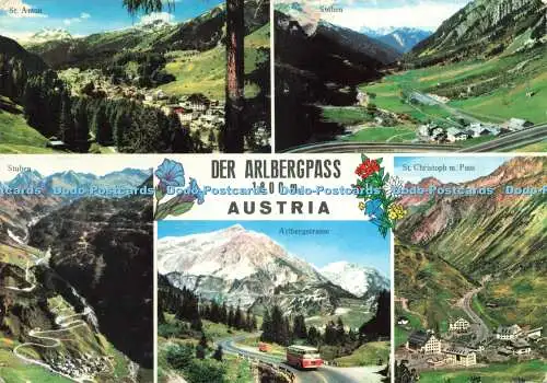 D230371 Österreich Der Arlbergpass St Anton Stuben Risch Lau Multi View