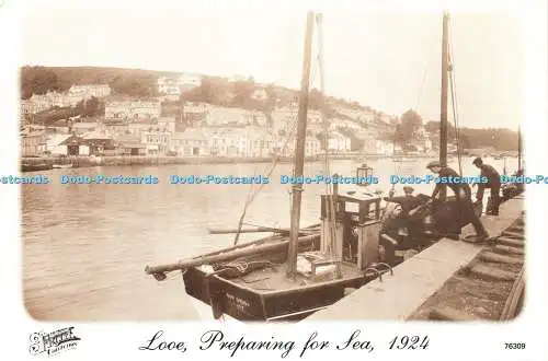 D230380 Looe Vorbereitung auf See Francis Frith Collection 1924