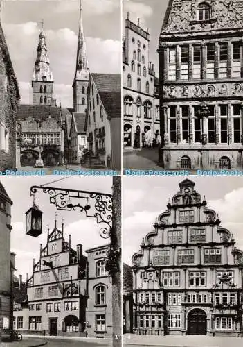 D239606 Alte Hansestadt Lemgo St Nicolai Turme Ratsapotheke Schoning und Co Mult