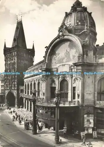 D239612 Praha Blick auf Rathaus und Pulverturm Orbis 1965