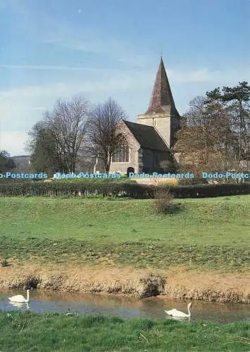 D235067 Alfriston The Plendid Cruciform Church Judges C9848