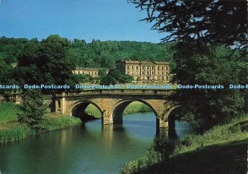 D239619 Chatsworth Haus Sitz der Herzöge von Devonshire Peter Pedley Postkarten