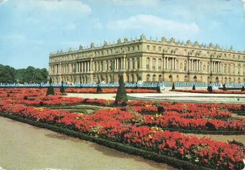 D230406 Versailles Das Schloss die Blumenbeete Süd Kunst Lys 1960